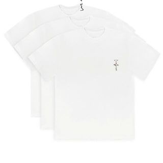 カクタス(CACTUS)のTravis Scott CJ White Tee L 1枚(Tシャツ/カットソー(半袖/袖なし))