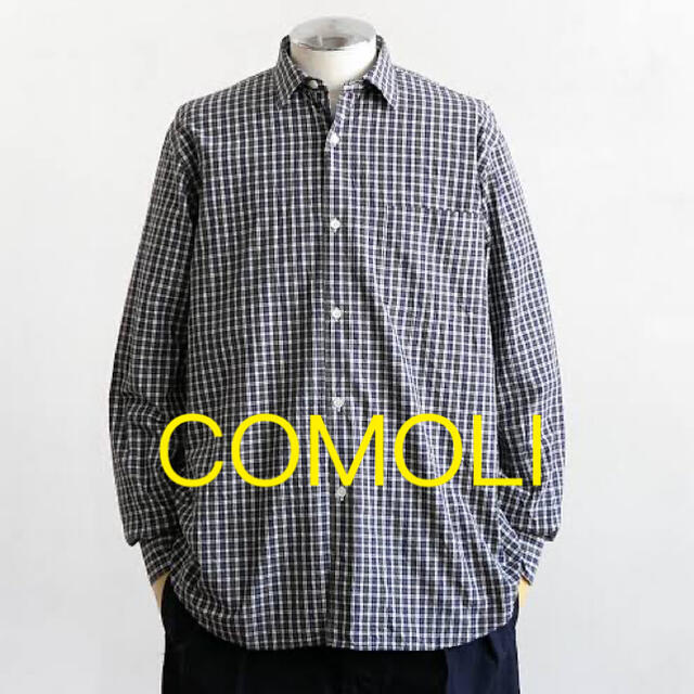 comoli コモリ シャツ タータンチェックTARTAN P01-02001 comoli コモリ シャツ タータンチェックTARTAN P01-02001