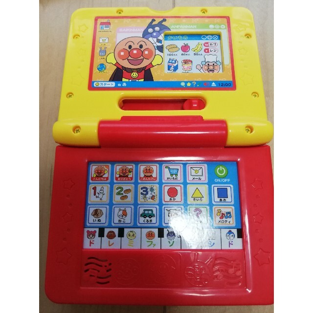 BANDAI(バンダイ)の美品　アンパンマン　パソコンだいすきミニ キッズ/ベビー/マタニティのおもちゃ(知育玩具)の商品写真