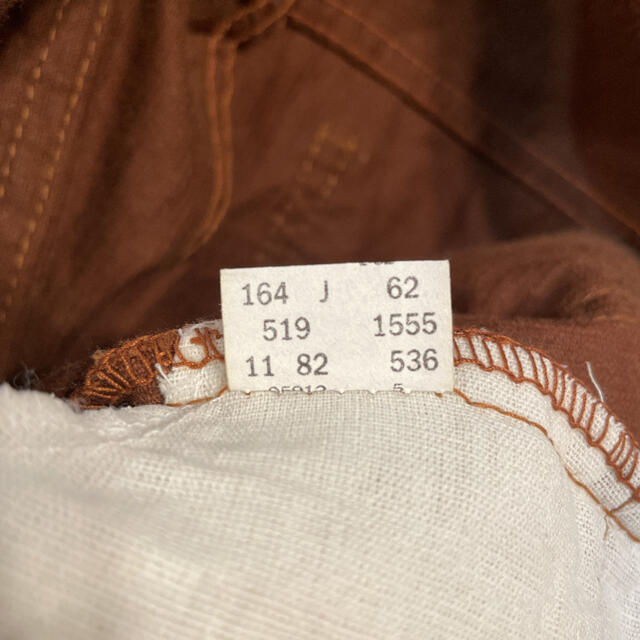 Levi's(リーバイス)の貴重 80s ビンテージ USA製 リーバイス 519 66後期 コーズ パンツ メンズのパンツ(デニム/ジーンズ)の商品写真