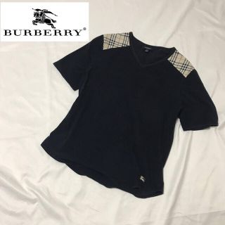 バーバリー(BURBERRY)のBURBERRY LONDON ノバチェックTシャツ ホース刺繍 ラウンドカット(Tシャツ(半袖/袖なし))