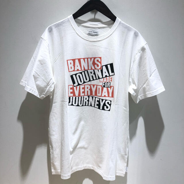 BANKS Lサイズ OFF White フロントロゴ RED 新品未使用！