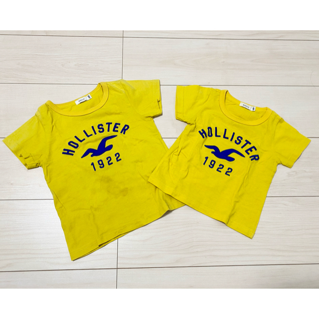 Hollister(ホリスター)のホリスター キッズ Tシャツ 2枚組 キッズ/ベビー/マタニティのキッズ服男の子用(90cm~)(Tシャツ/カットソー)の商品写真