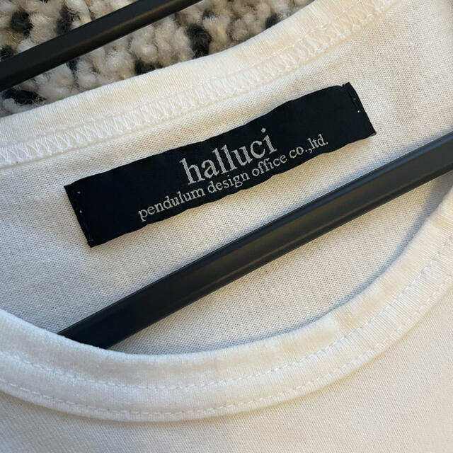 halluci(ハルシ)のハルシ　Halluci Ｔシャツ　白 メンズのトップス(Tシャツ/カットソー(半袖/袖なし))の商品写真