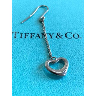 ティファニー(Tiffany & Co.)の片耳のみ　TIFFANY ティファニー  オープンハート ドロップ ピアス(ピアス)