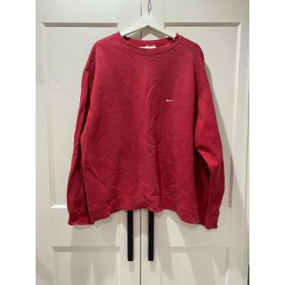 ナイキ(NIKE)のNIKE ナイキ　スウェット　赤　XL 古着(トレーナー/スウェット)