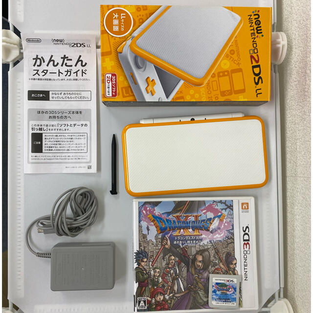 ニンテンドー2DS(ニンテンドー2DS)の【超美品】Nintendo本体 NEW ニンテンドー 2DS LL ホワイト/オ エンタメ/ホビーのゲームソフト/ゲーム機本体(携帯用ゲーム機本体)の商品写真