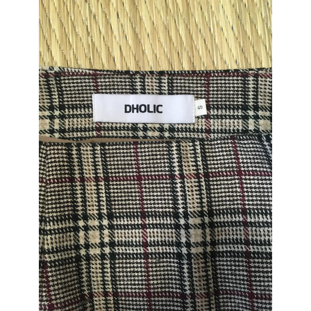 dholic(ディーホリック)のチェックパターンAラインミニスカート レディースのスカート(ミニスカート)の商品写真