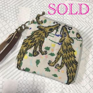 ミナペルホネン(mina perhonen)の【SOLD】ミナペルホネン　ハンドメイド　L字ポーチ(ポーチ)