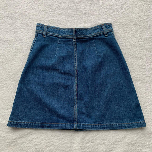 ZARA(ザラ)のZARA  デニム　ミニスカート　ハイウエスト　XS レディースのスカート(ミニスカート)の商品写真