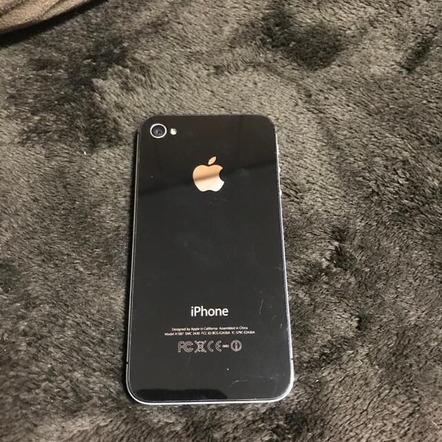 Apple(アップル)のiPhone4本体美品☆SIMフリー スマホ/家電/カメラのスマートフォン/携帯電話(携帯電話本体)の商品写真