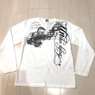 アベイル(Avail)のアベイル購入　オブロデザイン　Vネック長袖Tシャツ　メンズM②(Tシャツ/カットソー(七分/長袖))