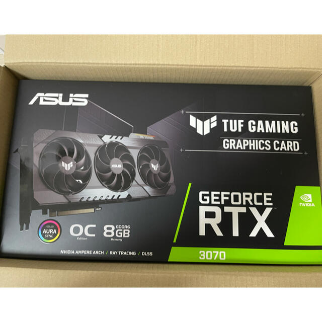 【新品】ASUS TUF-RTX3070-O8G-GAMINGPC/タブレット