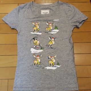 アバクロンビーアンドフィッチ(Abercrombie&Fitch)のアバクロンビー&フィッチ アバクロ Tシャツ レディース トナカイ 半袖(Tシャツ(半袖/袖なし))