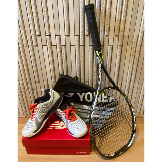 YONEX(ヨネックス)のソフトテニスラケット、シューズセット チケットのスポーツ(テニス)の商品写真