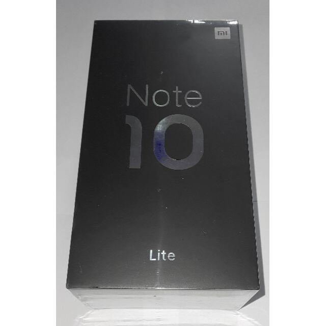 Mi Note 10 Lite ホワイト 6GB 64GB 新品未開封GlacierWhite接続性