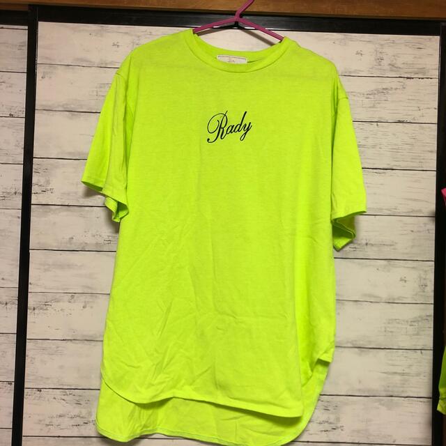 Rady(レディー)のRady Tシャツ　ネオンイエロー　S メンズのトップス(Tシャツ/カットソー(半袖/袖なし))の商品写真