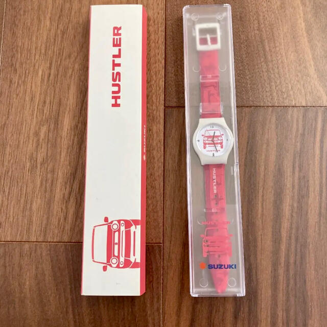 スズキ(スズキ)のレア❤️ハスラー 腕時計 HUSTLER スズキ 非売品 レディースのファッション小物(腕時計)の商品写真