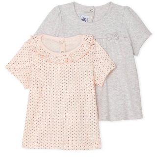 プチバトー(PETIT BATEAU)のプチバトー　半袖カットソー(Ｔシャツ)