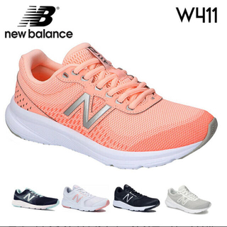 ニューバランス(New Balance)のニューバランス　w411  23センチ　ピンク(スニーカー)