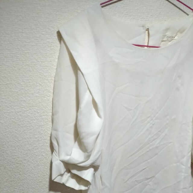 tocco(トッコ)のバルーン袖 可愛い シフォン ブラウス 量産型 レディースのトップス(シャツ/ブラウス(半袖/袖なし))の商品写真