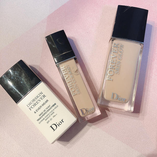 Dior(ディオール)のディオール  スキンフォーエヴァー　下地　コンシーラー　ファンデ3点セット コスメ/美容のベースメイク/化粧品(ファンデーション)の商品写真