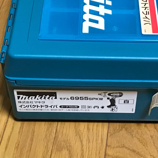 未使用マキタ(Makita) インパクトドライバ 100V 白 6955SPKW - 工具