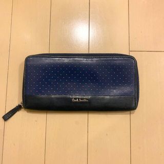 ポールスミス(Paul Smith)のポールスミス　長財布　ドット　ネイビー(長財布)