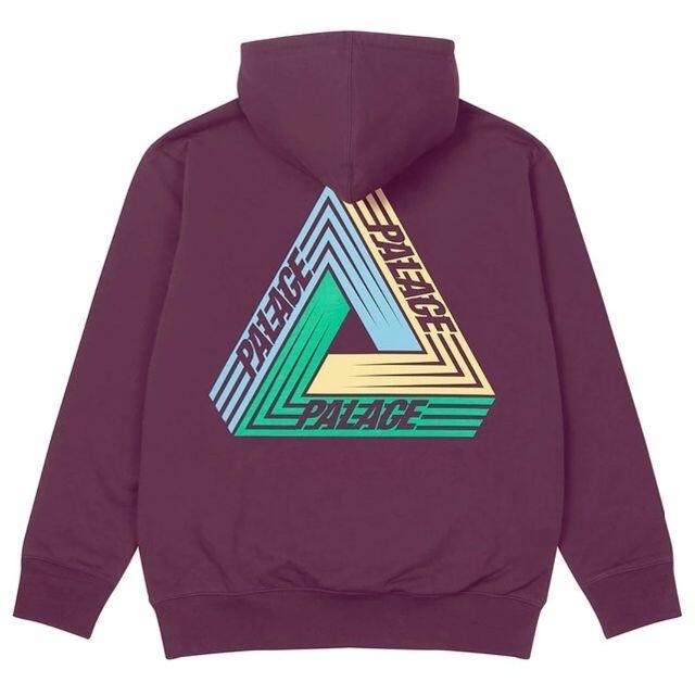 新品未使用色Palace Tri-Dart Hood Burgundy