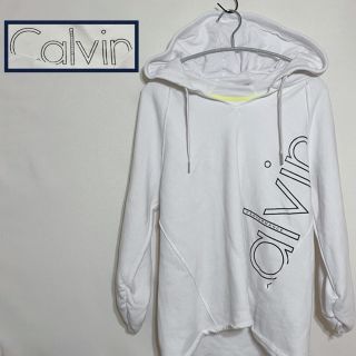 カルバンクライン(Calvin Klein)のao様専　Calvin Klevin   パーカー　M   白　古着(パーカー)