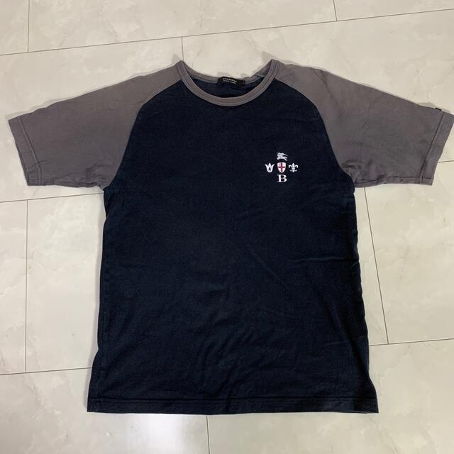 BURBERRY BLACK LABEL(バーバリーブラックレーベル)のバーバリーブラックレーベル　黒Ｔシャツ　 メンズのトップス(Tシャツ/カットソー(半袖/袖なし))の商品写真