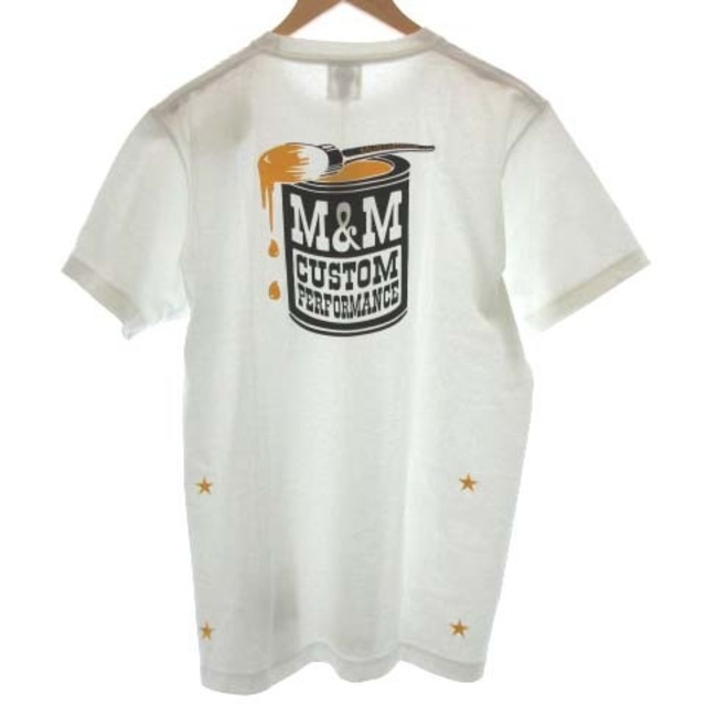 エム&エム M&M CUSTOM PERFORMANCE Tシャツ L 白52cm着丈