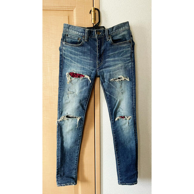 glamb(グラム)のglamb Sliver damaged denim サイズ1 グラム デニム メンズのパンツ(デニム/ジーンズ)の商品写真