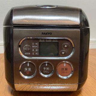 サンヨー(SANYO)の炊飯器 3合炊き　SANYO ECJ-MS30(炊飯器)