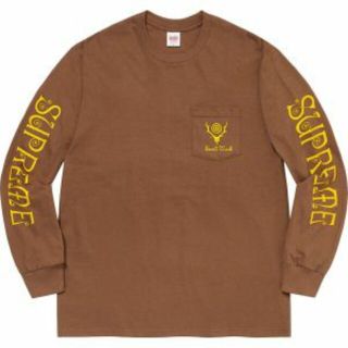 シュプリーム(Supreme)のSupreme SOUTH2 WEST8 L/S Pocket Tee Mサイズ(Tシャツ/カットソー(七分/長袖))