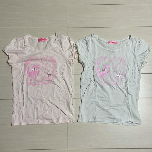 Angelic Pretty(アンジェリックプリティー)のAngelic Pretty♡Tシャツ2枚セット レディースのトップス(Tシャツ(半袖/袖なし))の商品写真