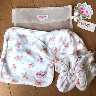 キャスキッドソン(Cath Kidston)のCath Kidston 帽子&靴下&ハンカチ 3点セット(靴下/タイツ)