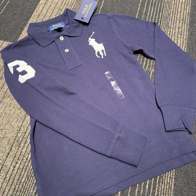 POLO RALPH LAUREN(ポロラルフローレン)のリエレ様専用　新品　ラルフローレン　140  長袖ポロシャツ キッズ/ベビー/マタニティのキッズ服男の子用(90cm~)(Tシャツ/カットソー)の商品写真