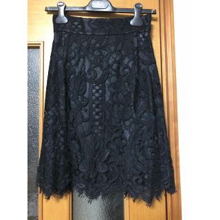 ドルチェ&ガッバーナ(DOLCE&GABBANA) レーススカート ひざ丈スカートの