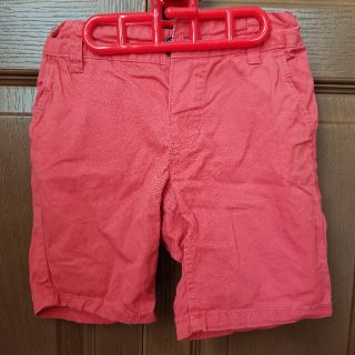 エイチアンドエム(H&M)の90センチのハーフパンツです。オレンジ　H&M　1 Y1／2～2Y(パンツ/スパッツ)