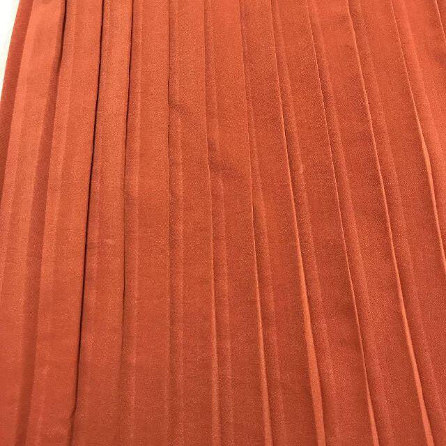 REDYAZEL(レディアゼル)のレディアゼル 半袖ブラウス プリーツ ロングスカート セットアップ オレンジ レディースのワンピース(ロングワンピース/マキシワンピース)の商品写真