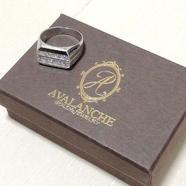 AVALANCHE(アヴァランチ)のアバランチ アヴァランチ avalanche 10k WG リング 新品仕上げ済 メンズのアクセサリー(リング(指輪))の商品写真