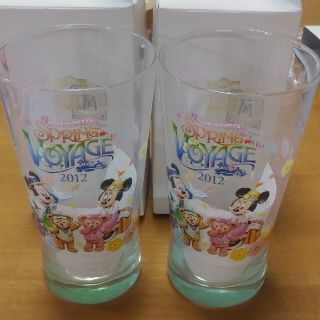 ディズニー(Disney)のtds スプリングボヤッジ 2012 グラス×2(ノベルティグッズ)