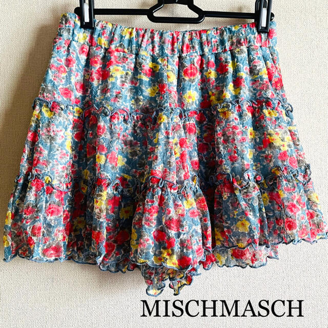 MISCH MASCH(ミッシュマッシュ)の新品★ミッシュマッシュ★花柄★レースショートパンツ レディースのパンツ(ショートパンツ)の商品写真