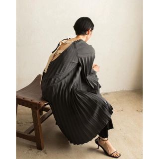 leinwande ラインヴァンド　Belted Pleats Dress