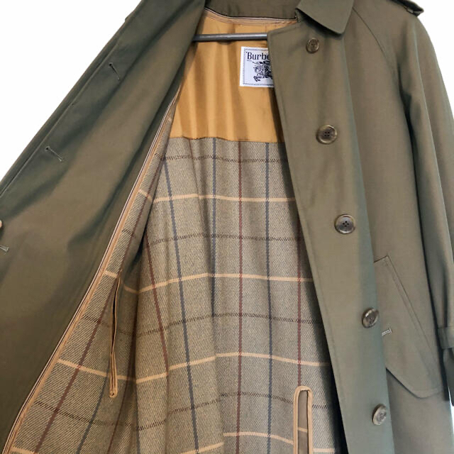 BURBERRY(バーバリー)のバーバリー　Burberry  ステンカラーコート　ビンテージ レディースのジャケット/アウター(トレンチコート)の商品写真