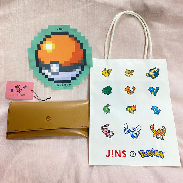 JINS(ジンズ)のJINS × ポケモン　メガネケースセット レディースのファッション小物(サングラス/メガネ)の商品写真