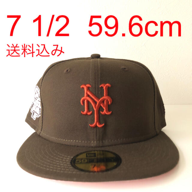NEW ERA(ニューエラー)のNew Era ツバ裏ピンク 1/2 ニューエラ メッツ キャップ Cap 帽子 メンズの帽子(キャップ)の商品写真