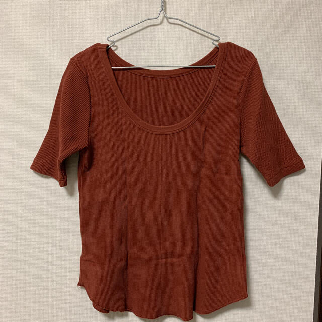 JEANASIS(ジーナシス)のJEANASIS ワッフルバックオープンT レディースのトップス(Tシャツ(半袖/袖なし))の商品写真
