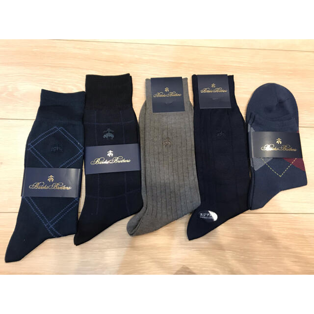 Brooks Brothers(ブルックスブラザース)の【新品未使用】Brooks brothers ソックス5足セット メンズのレッグウェア(ソックス)の商品写真